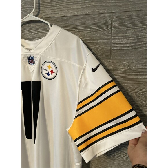 Nike Chase Claypool Pittsburgh Steelers #11 WHITE Color Rush Jersey Men’s XXL - Picture 3 of 8